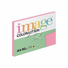Image Coloraction papír A4/ 80g./100listů Coral-starorůžová