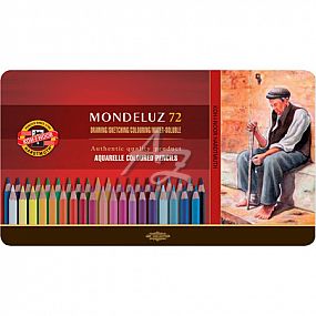 pastelky/72barev, 3727/72, Mondeluz, akvarelové