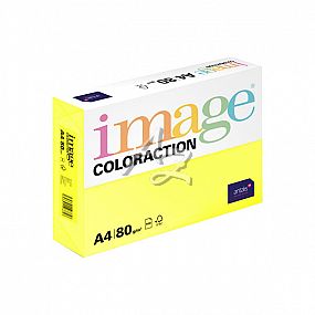 Image Coloraction papír A4/ 80g./500listů Canary-žlutá středně