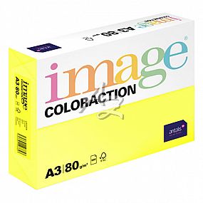 papír A3/ 80g./500l. Image Coloraction® Canary-žlutá středně